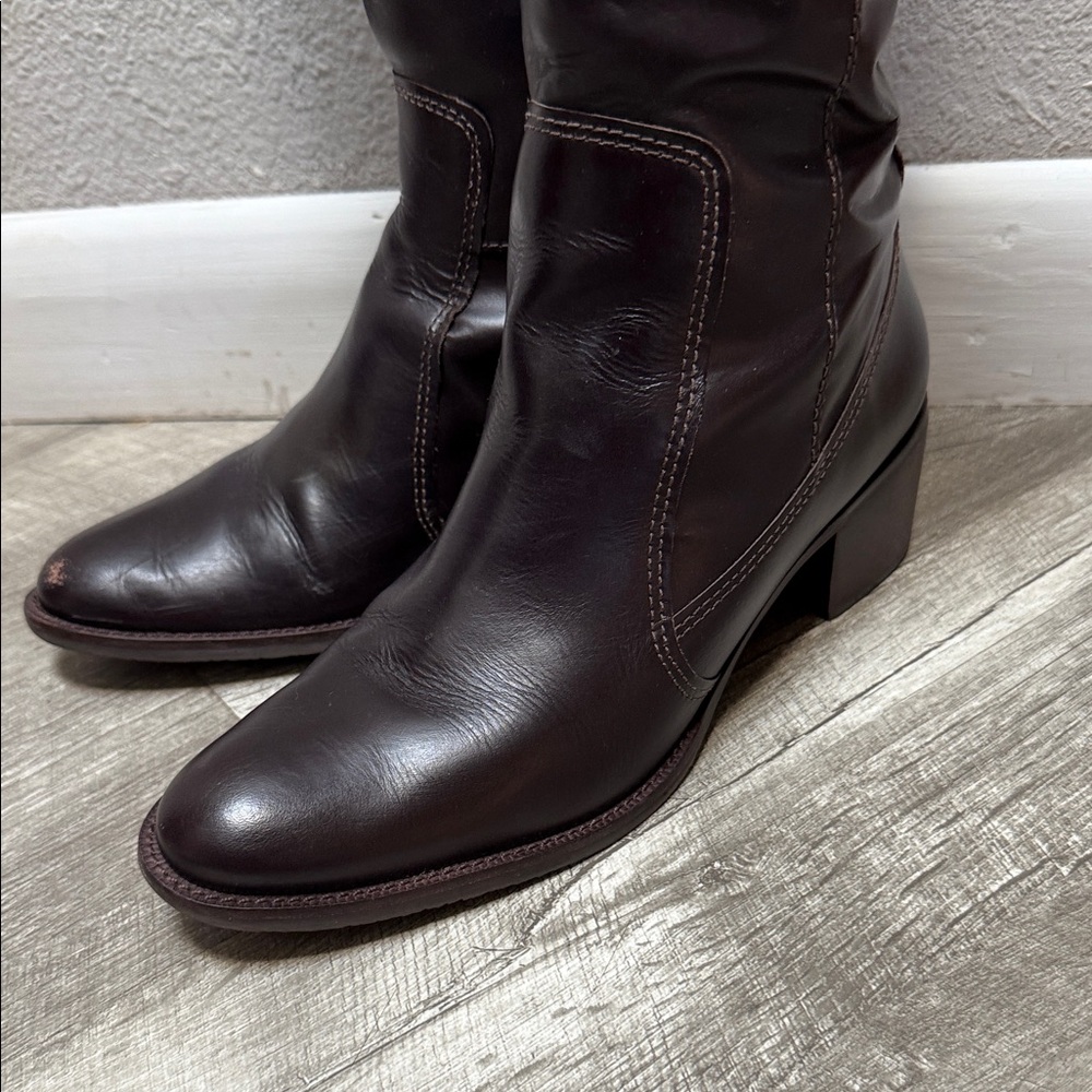 Naturalizer Rich Brown Heeled Boots - Picture 6 of 16